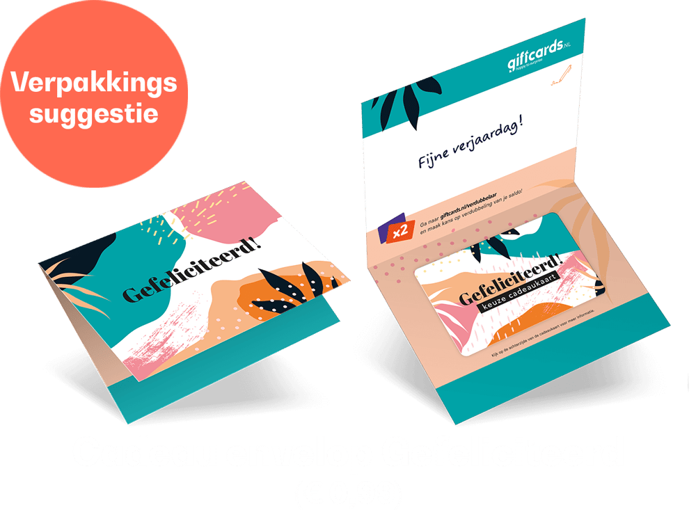 Cadeau Envelop Gefeliciteerd